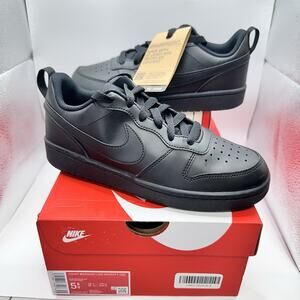 Size 5.5Y - Nike Big Kids Court Borough Low Recraft Sneakers Black DV5456-002
